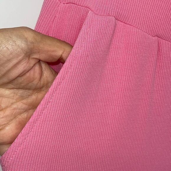 SOL ANGELES RIB WIDE LEGGED PANT Punk Pink Size Medium NWT‎ - Picture 6 of 11